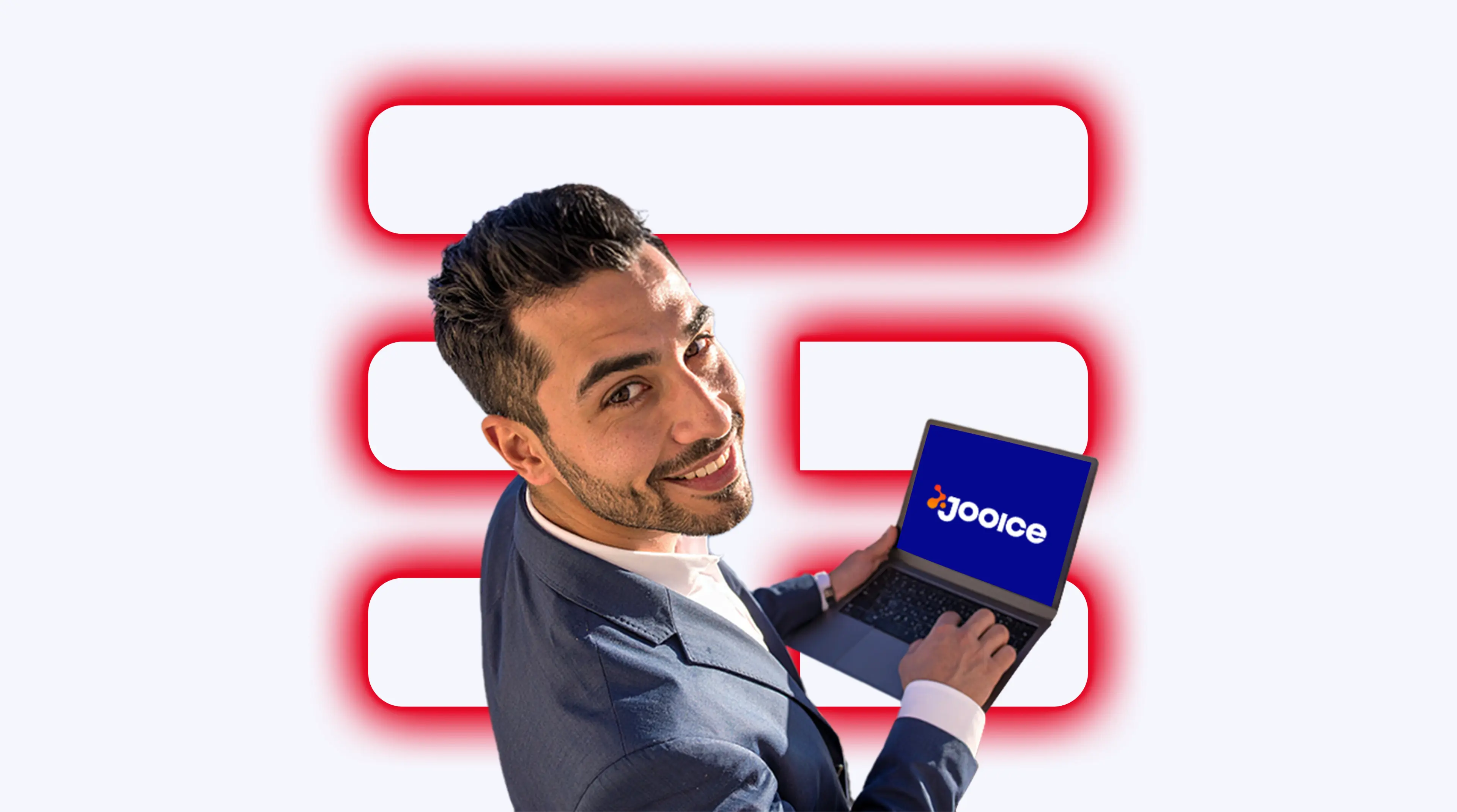 Donna al lavoro su Jooice di Webidoo per gestire sito web, social e pubblicità online da un'unica piattaforma di digital marketing