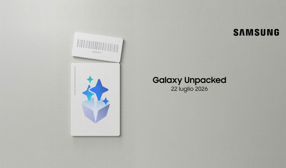 scritta: Galaxy Unpacked